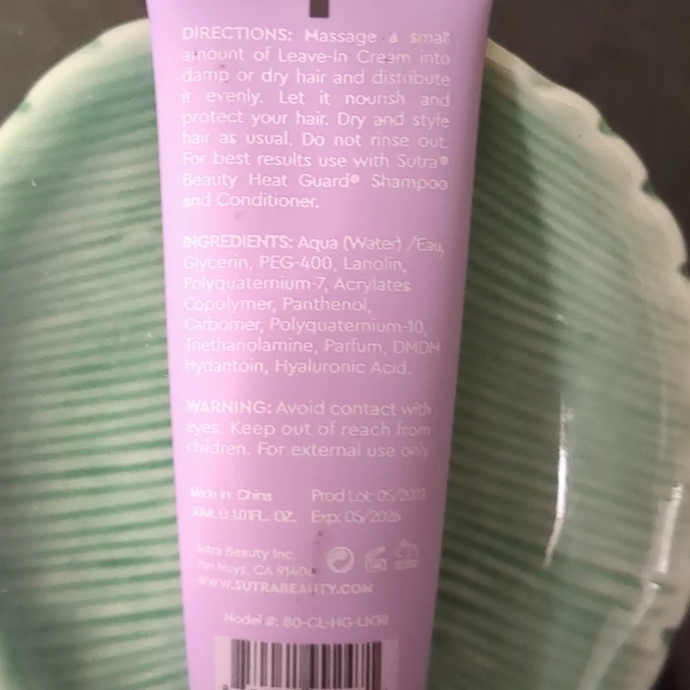 Leave In Hair Cream